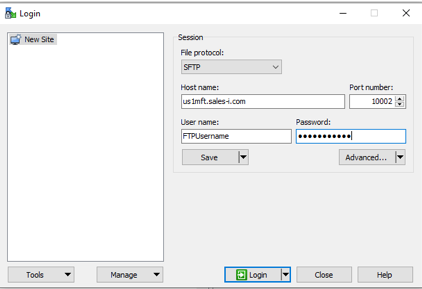 winSCP example