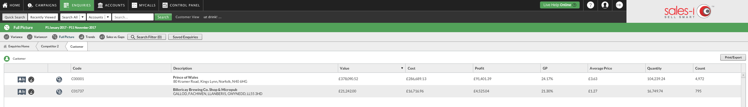 How to customize the CRM 18-01