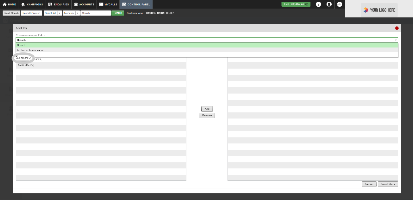 How to prepare a snapshot report on a sales person 7-01