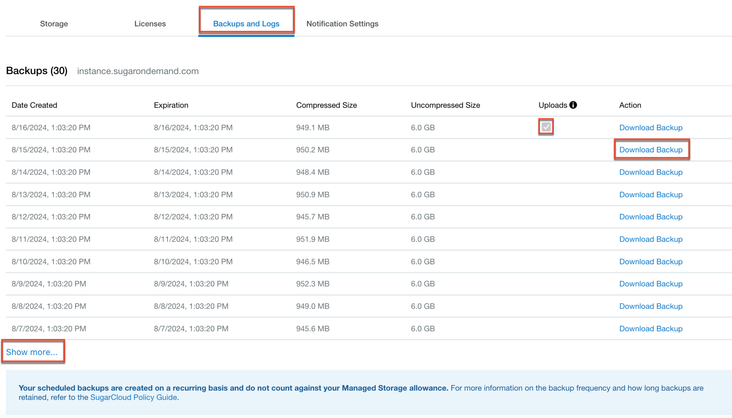 SugarCloudInsights_Backups