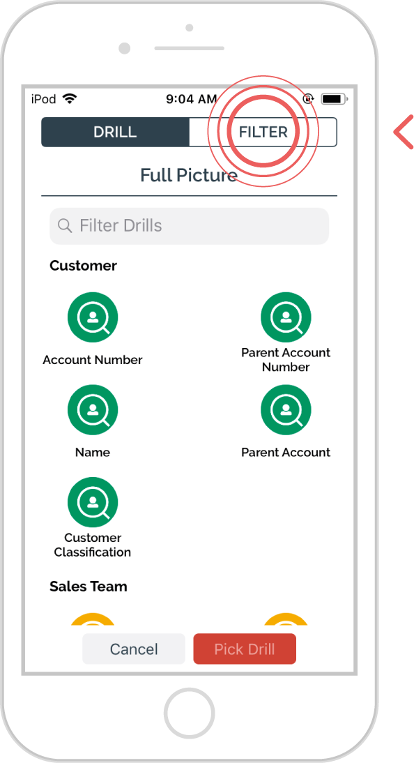 add additional filters to an enquiry - ios 3