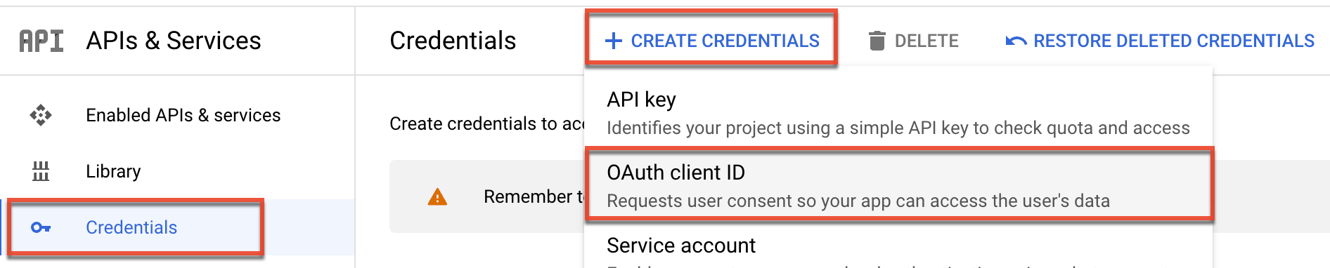 ConfiguringSSOWithGoogleUsingOIDC_CreateCredentials_OAuthClientID