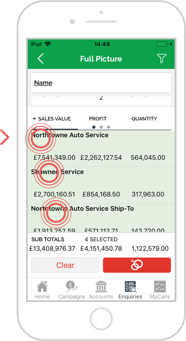 Dynamic sub-totalling - iOS 3