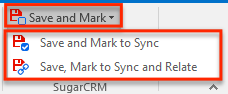 SyncingNewRecord CreateCall SaveAndMarkOption