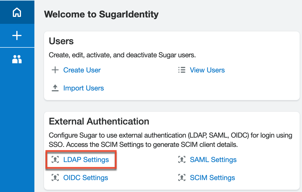 SugarIdentity_Home_LDAPSettings1