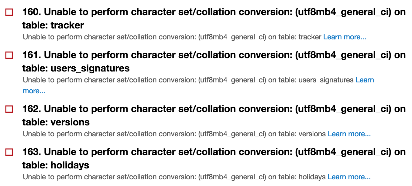Collation Conversion