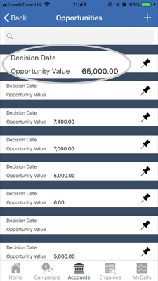 How to pin an Opportunity 6-01