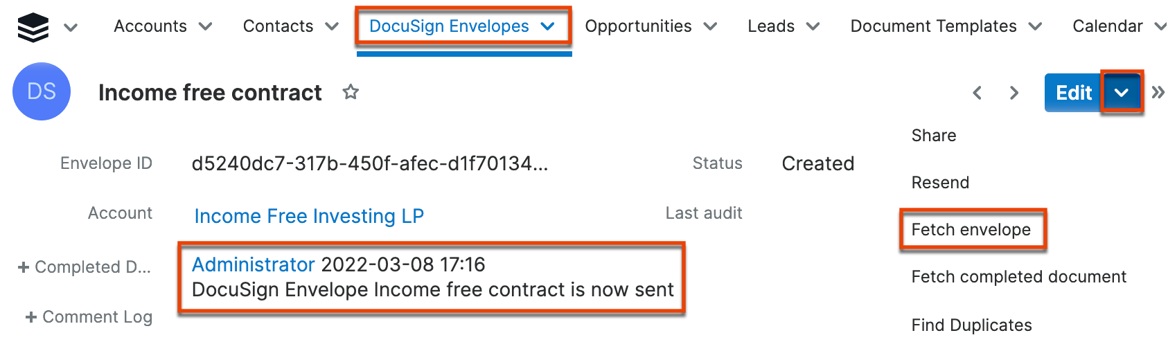 How do I manage my DocuSIgn contacts?