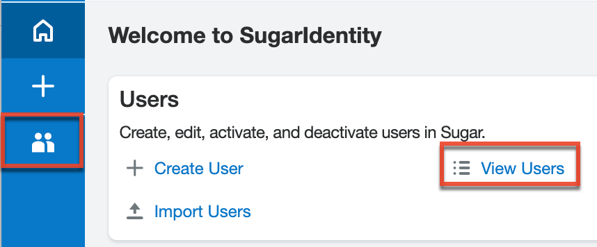 Changing a User's Password - Sugar Support