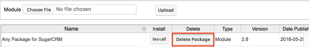 ModuleLoader UninstalledPackage Delete