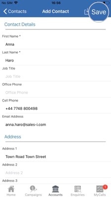 How to add a new contact - Apple 5