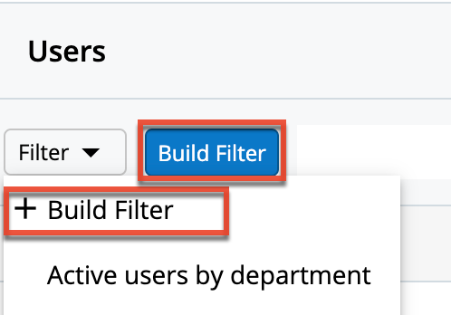 SugarCloudSettings Users BuildFilter