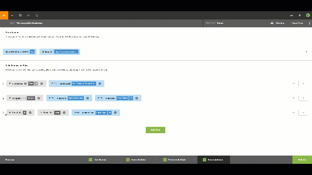 Form Builder - Reorganizing rules