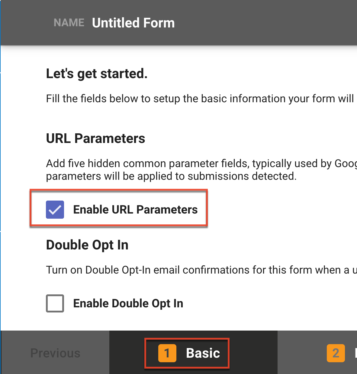 SM UG Forms utm enable