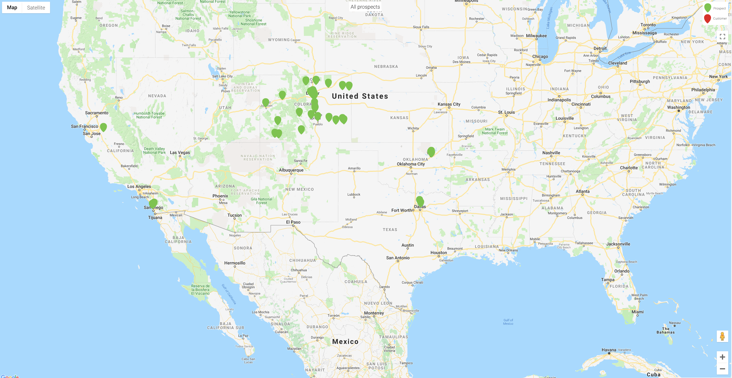 How to see all of your Prospects on a map 13