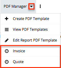 PDFManager ActionsMenu RecentlyViewed 7.8