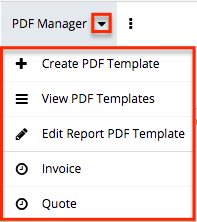 PDFManager ActionsMenu 7.8