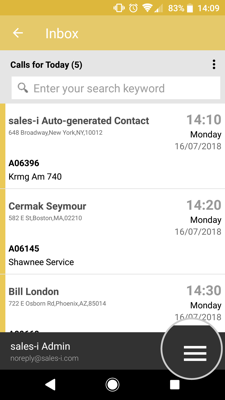 How to view and edit your team members mycalls on your android device 2-01