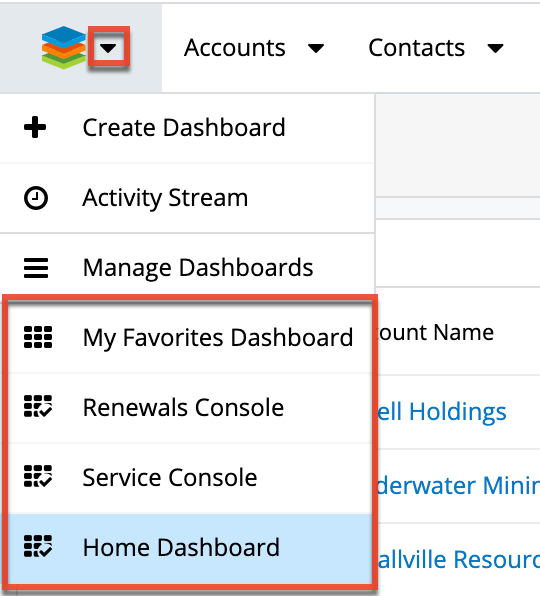 HomeMenu Dashboards1