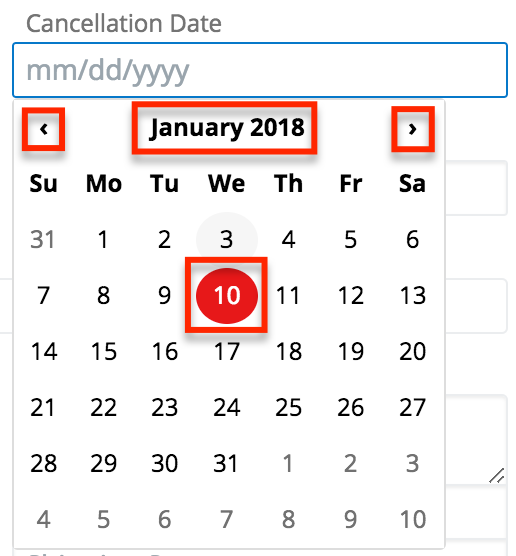 UI EditingFields Date